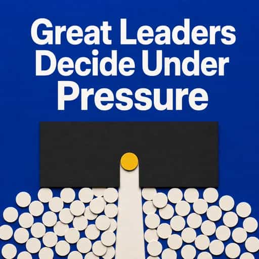 How Great Leaders Decide Under Pressure 书籍封面