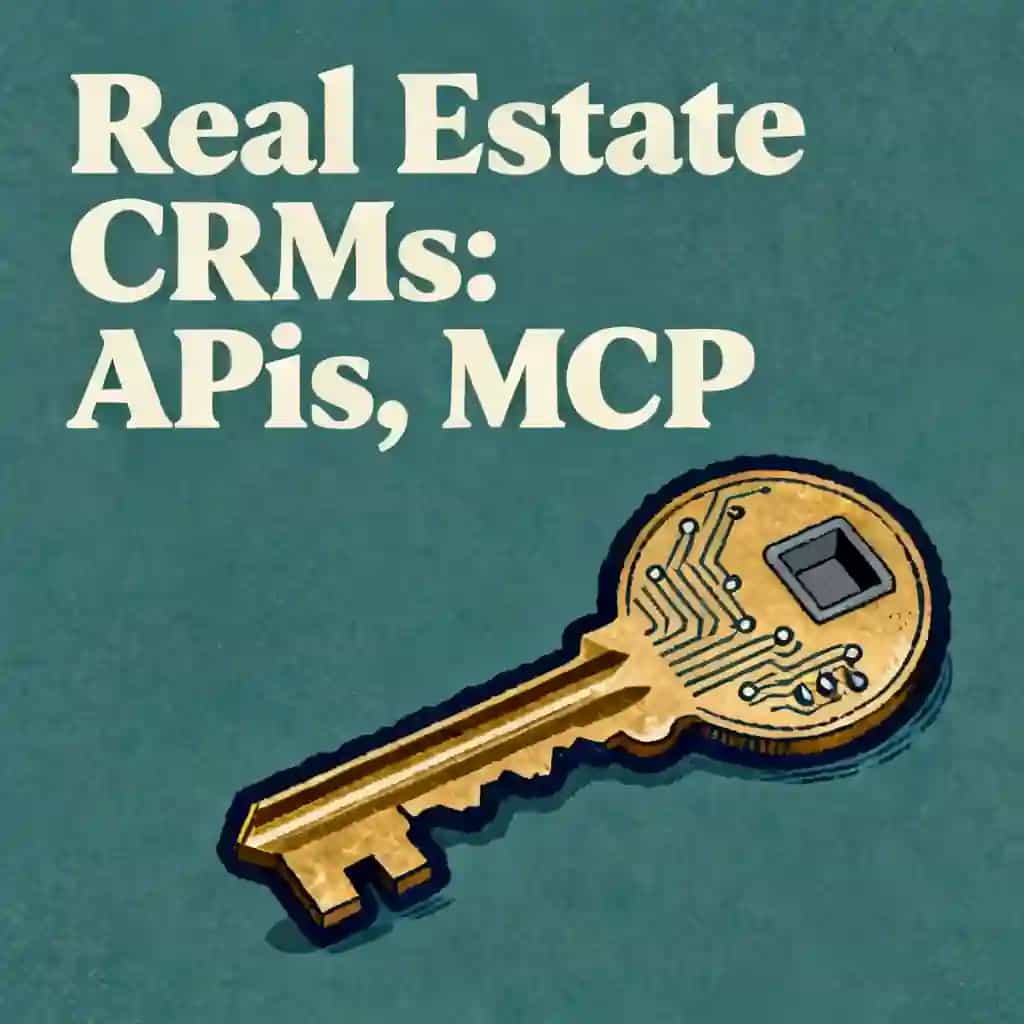 Buchcover von Real Estate CRMs: APIs and the MCP Era