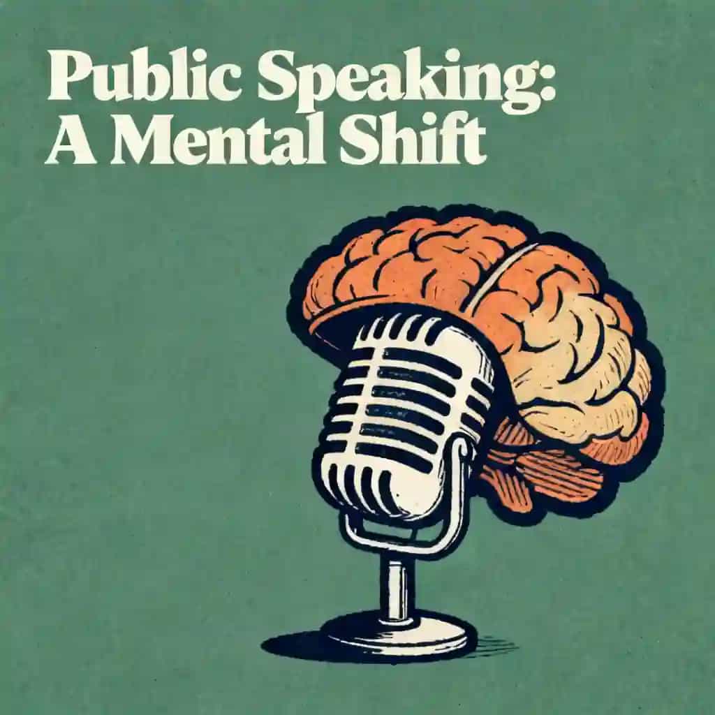 Public speaking confidence is a mental shift 책 표지