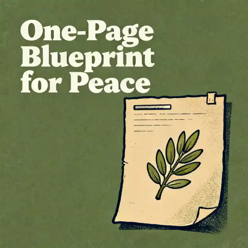 The One-Page Peace Plan: U.S. and Iran Diplomatic Agreement