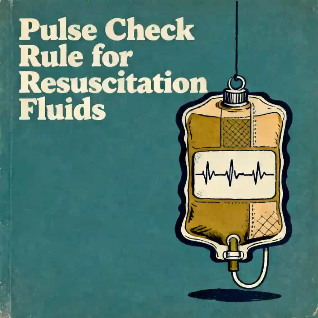 Buchcover von Fluid Resuscitation: The Pulse Check Rule