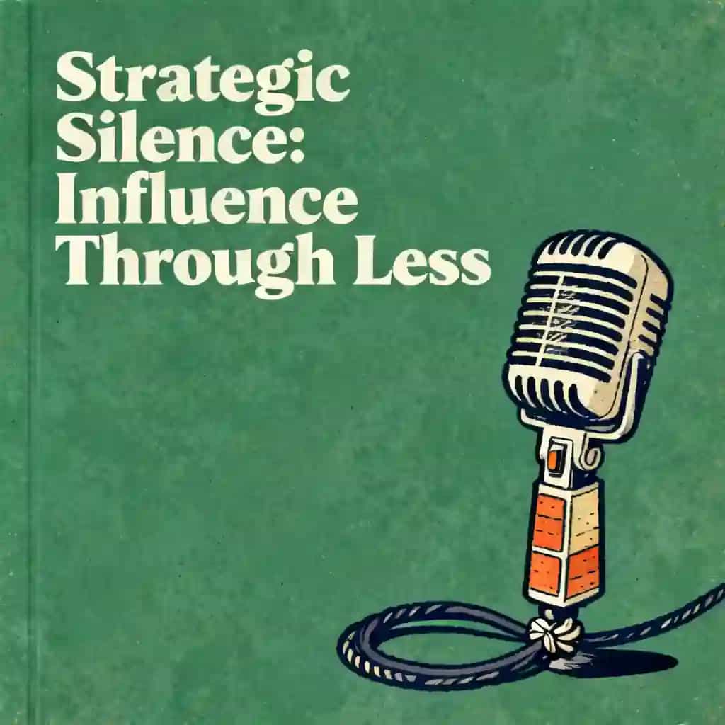 Portada del libro Strategic Silence: The Power of Saying Less