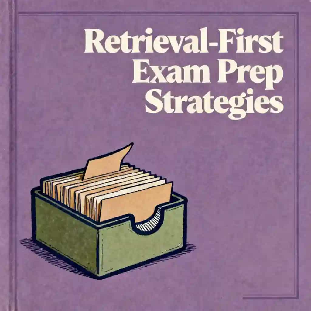 Exam prep strategies for better active retrieval の書籍表紙