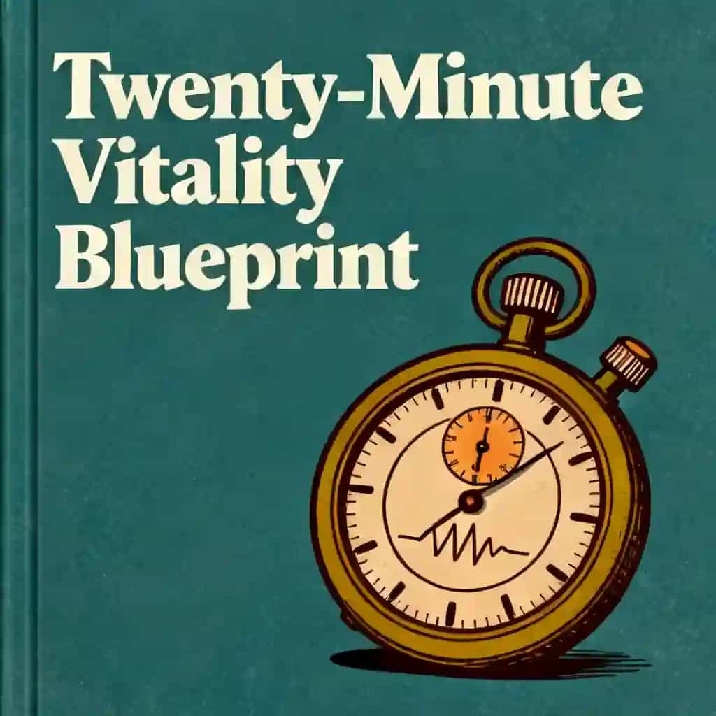 Couverture du livre The 20-Minute Vitality Blueprint