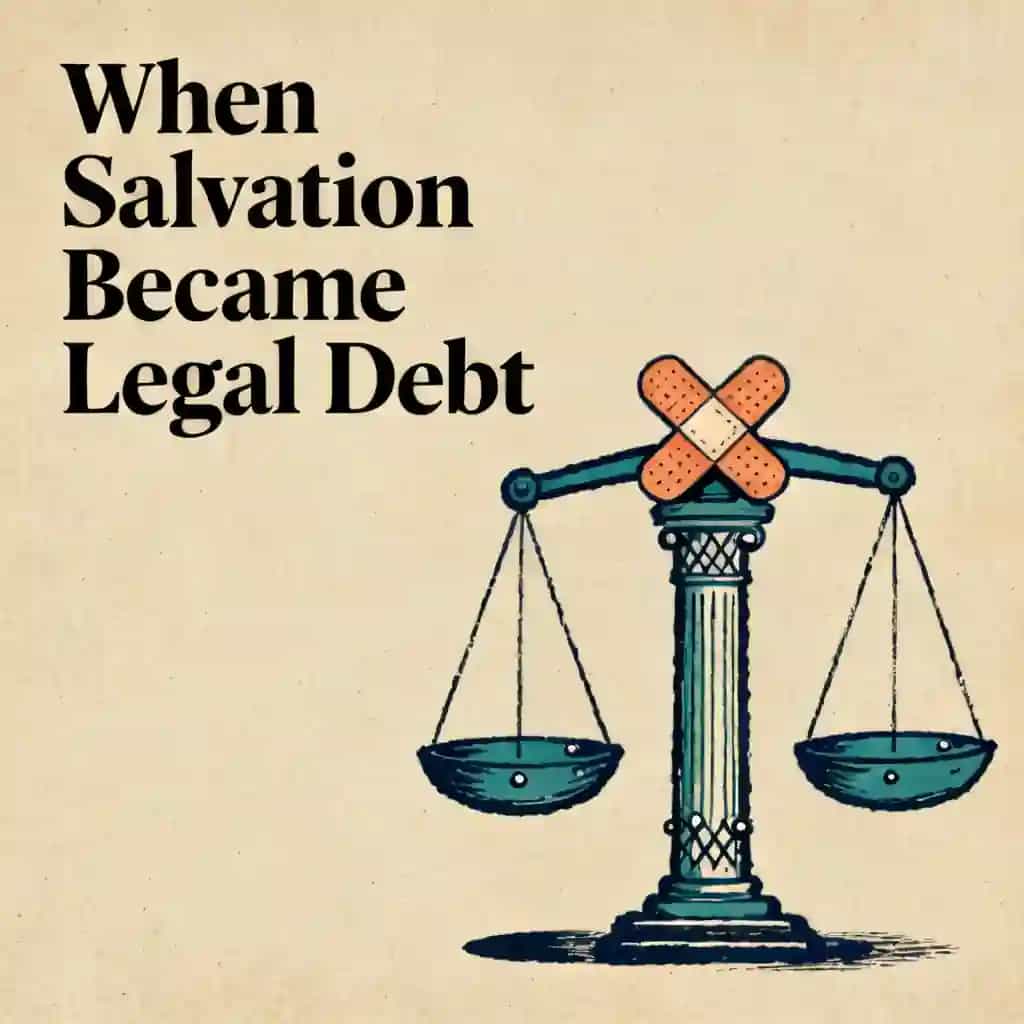How salvation views changed from healing to legal debt 책 표지