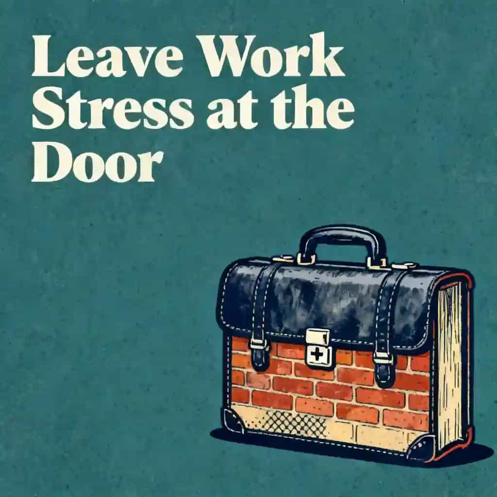 Copertina del libro Stop bringing work stress home with you
