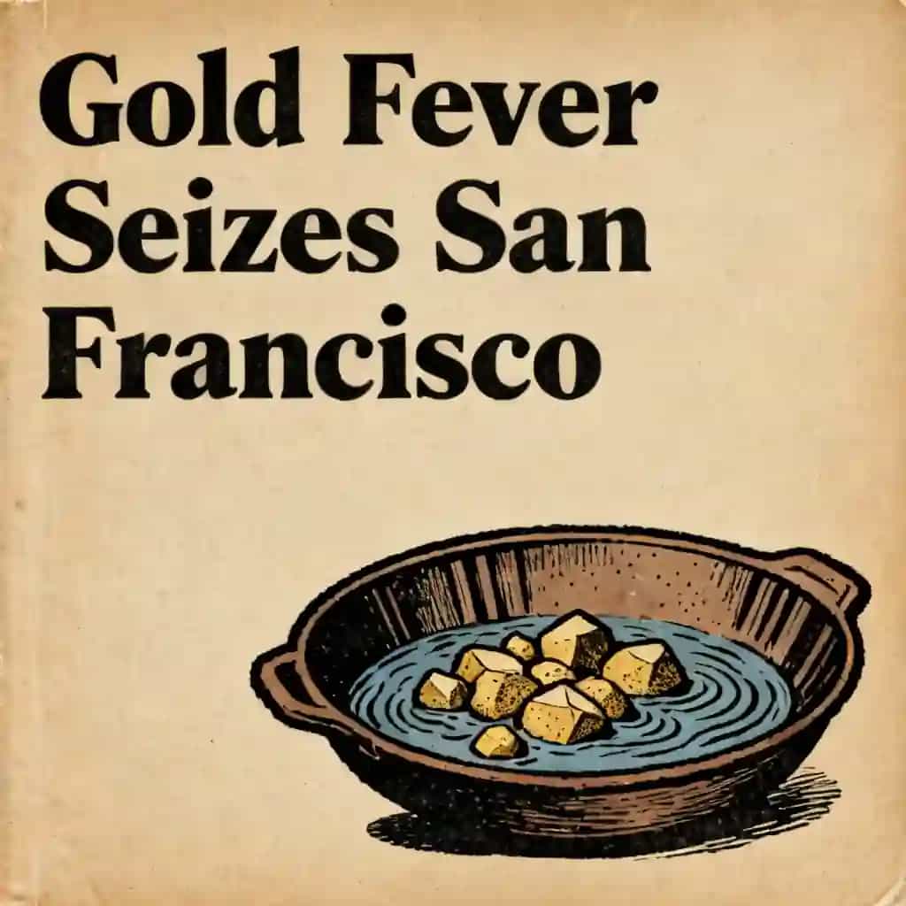 Copertina del libro Gold Fever Strikes San Francisco