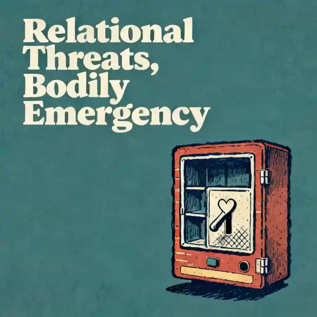 Copertina del libro Why Relational Threats Feel Like a Physical Emergency
