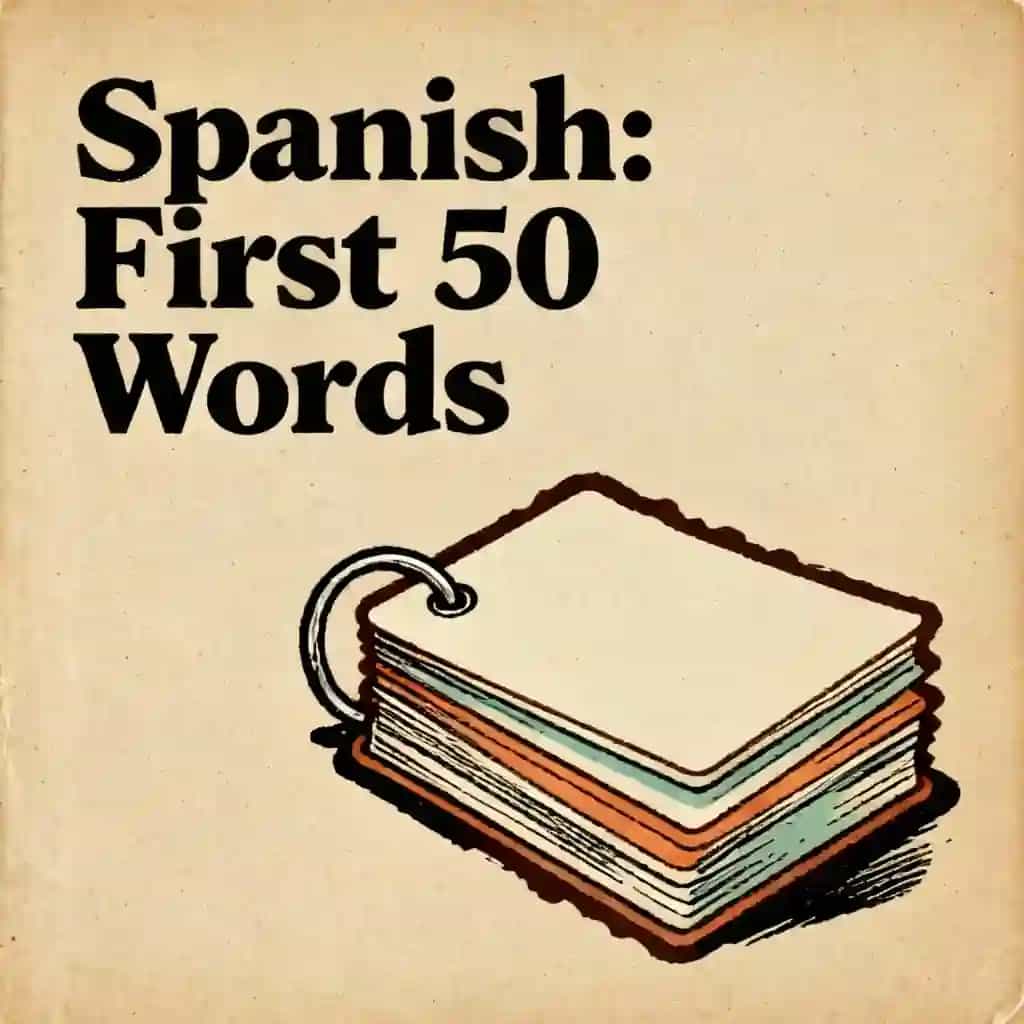Spanish Basics: Your First 50 Words 책 표지