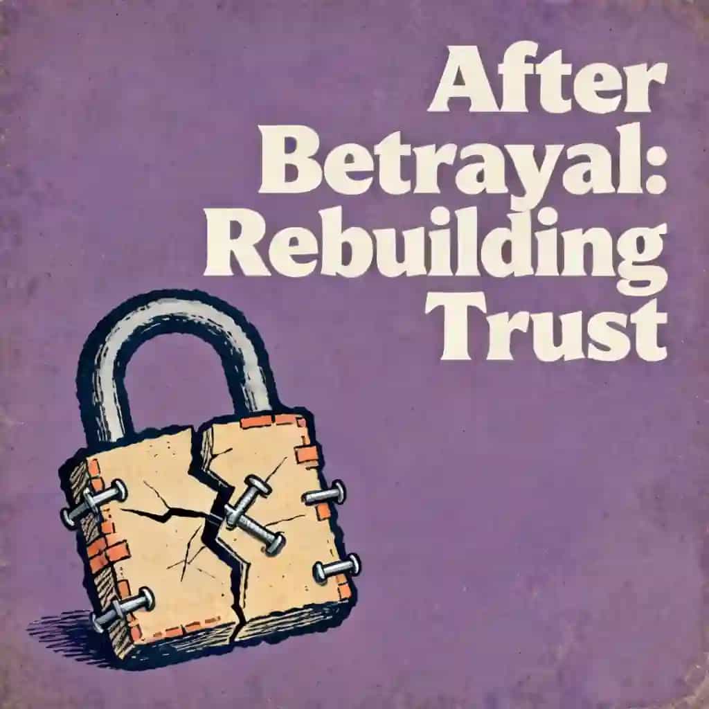 Capa do livro Rebuilding Trust After Betrayal