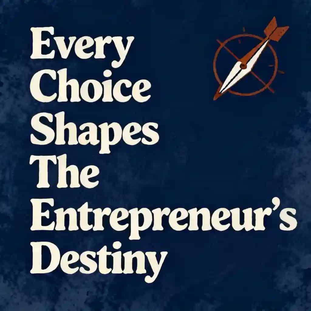 The Entrepreneur's Dilemma: When Every Choice Shapes Your Destiny book cover