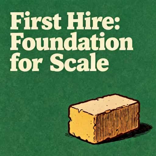 The First Hire: Building a Foundation for Scale book cover