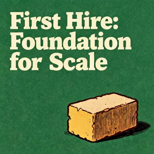 The First Hire: Building a Foundation for Scale