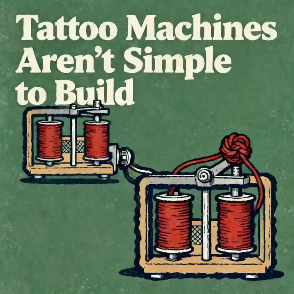 Building tattoo machines is harder than you think book cover