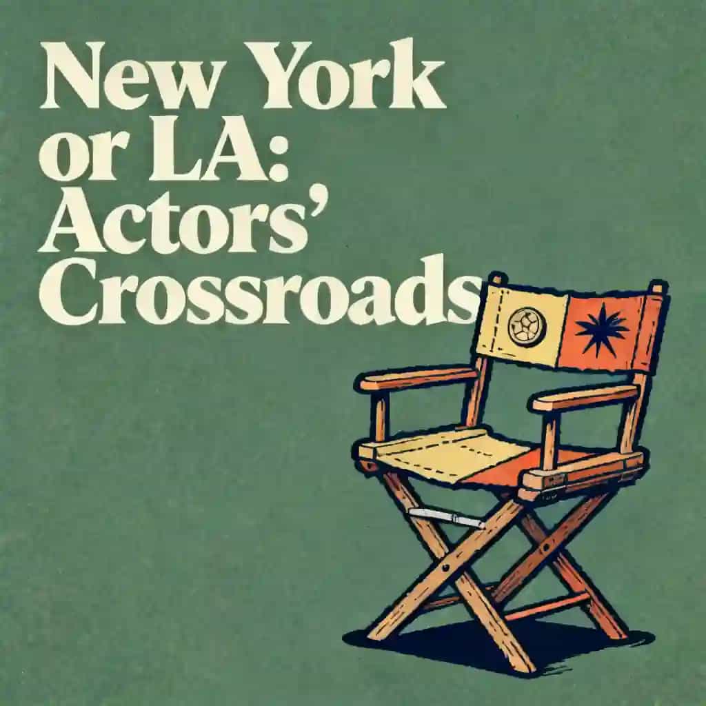 Capa do livro New York vs LA: Actor's Crossroads