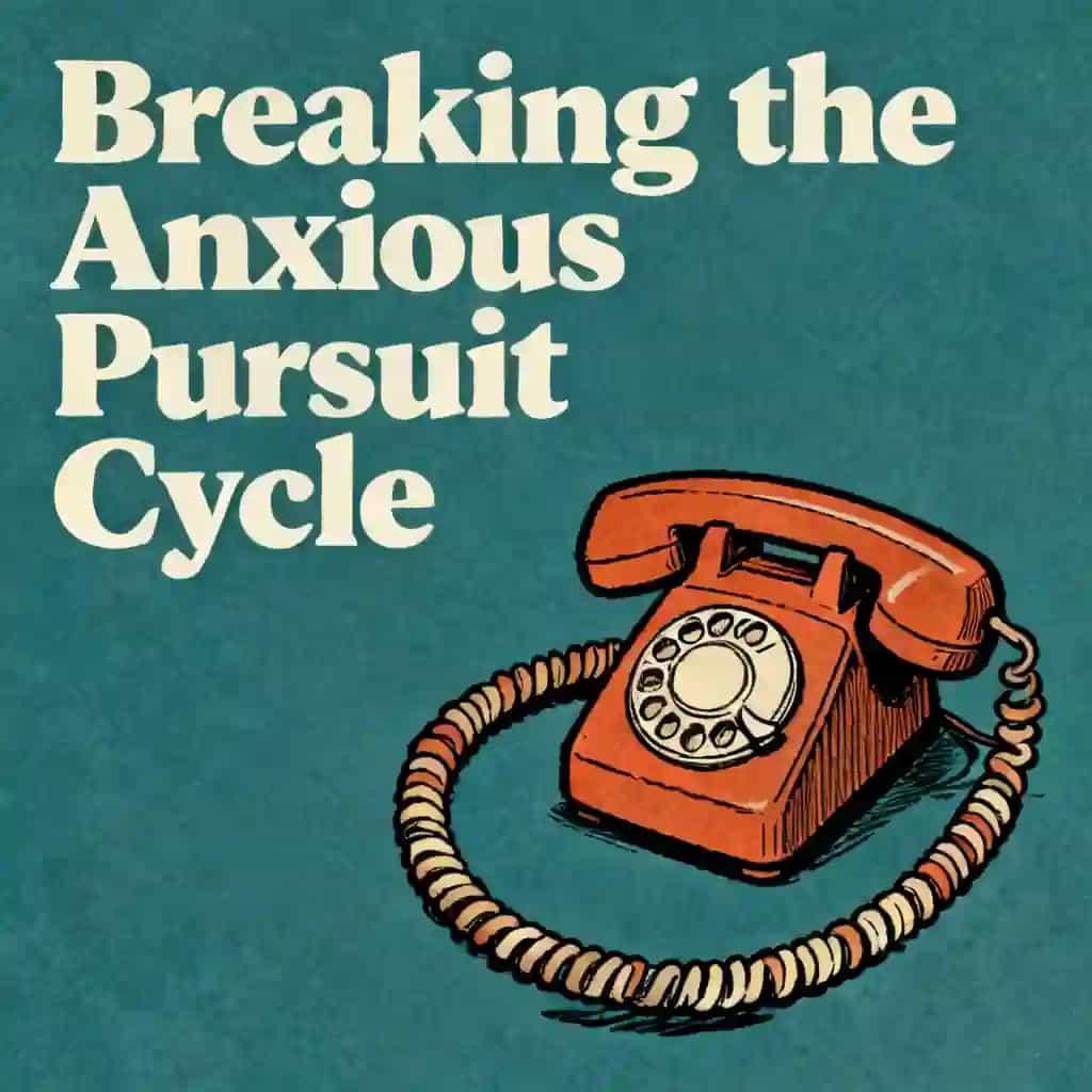 Anxious attachment and how to stop the pursuit cycle book cover