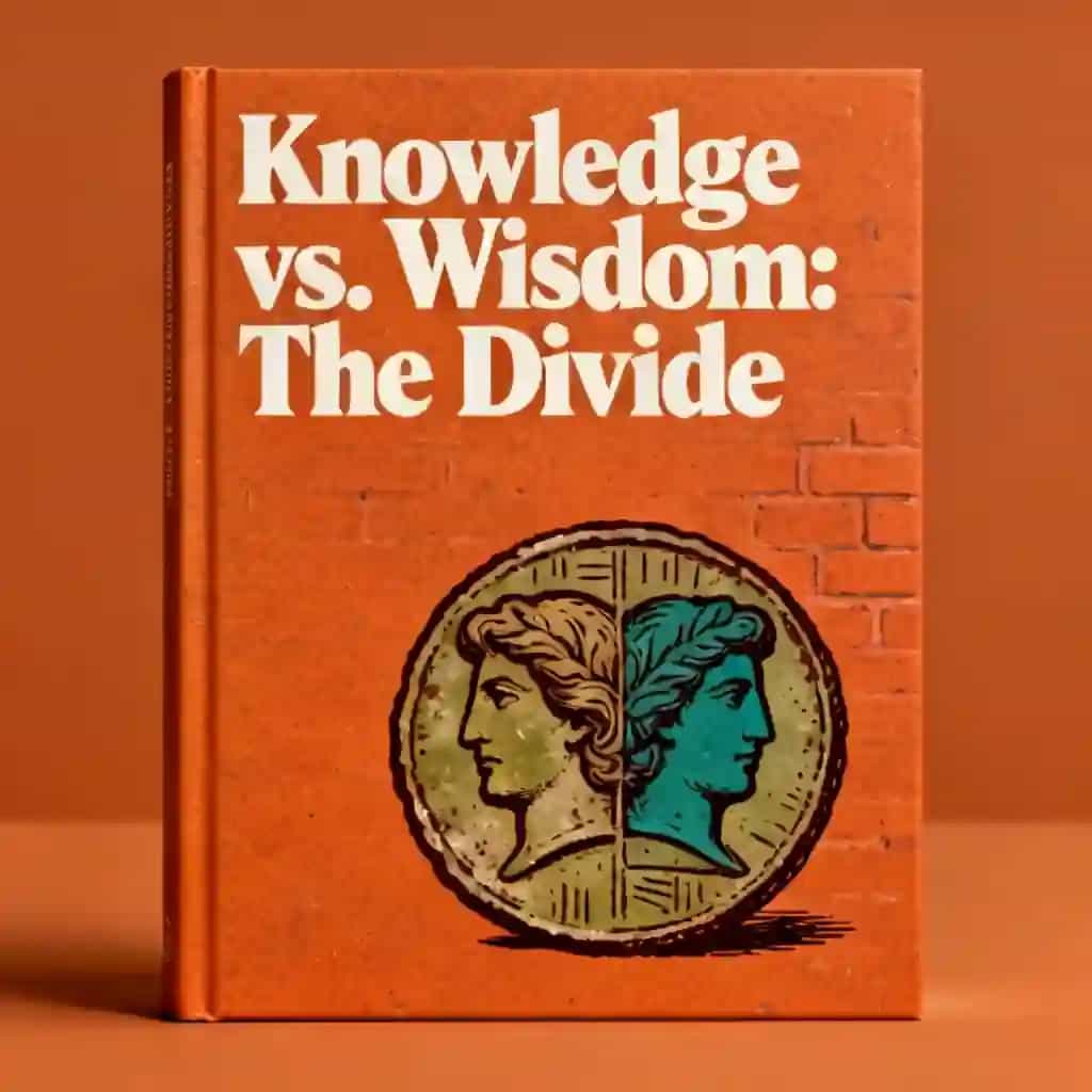 Knowledge vs. Wisdom: The Ancient Divide 책 표지