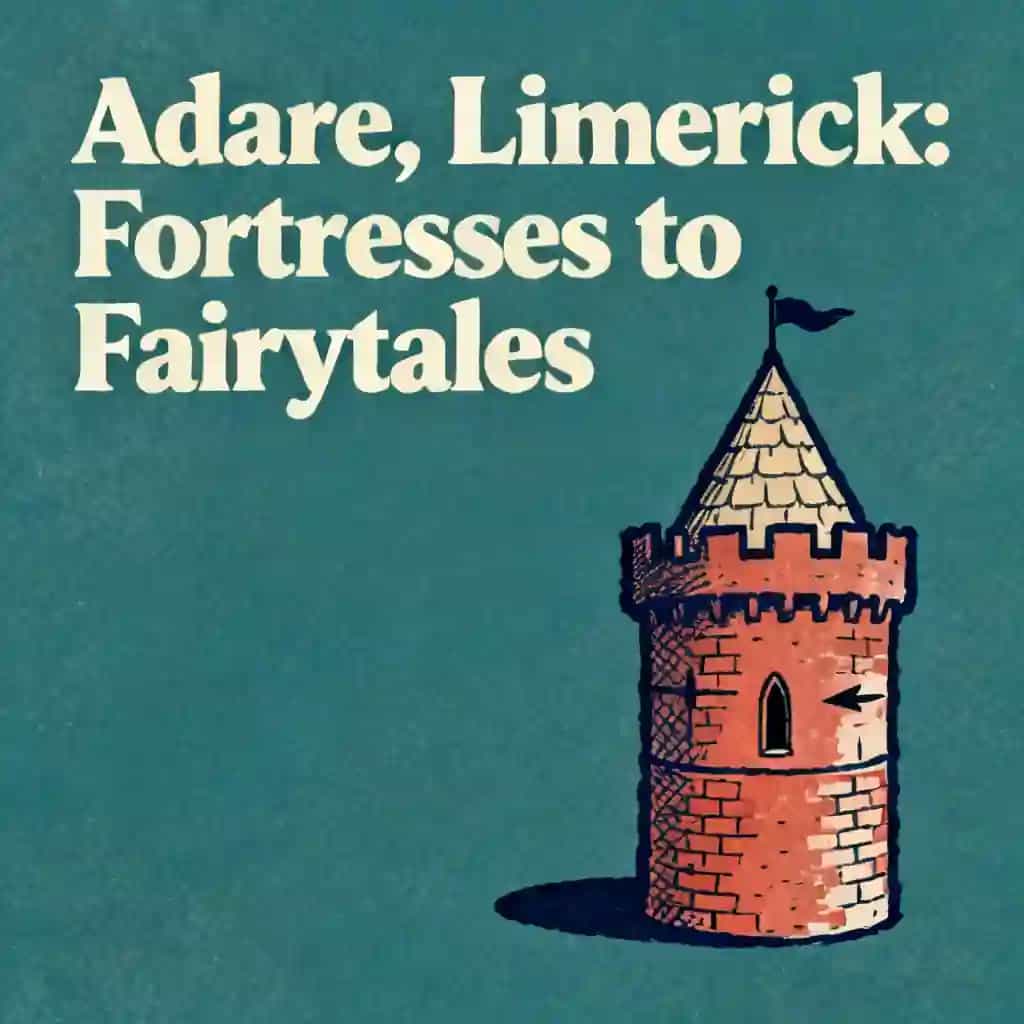 Copertina del libro Adare Limerick: From Medieval Fortresses to Fairy Tales