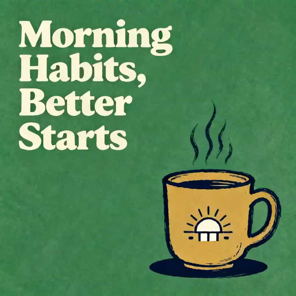 Morning routine habits for a better start book cover