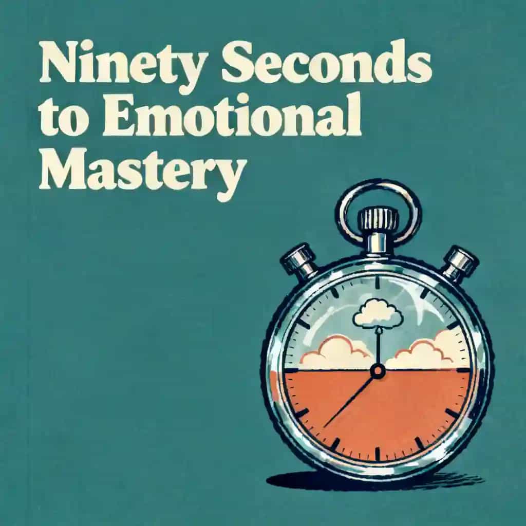 Обложка книги The 90-Second Rule for Emotional Mastery
