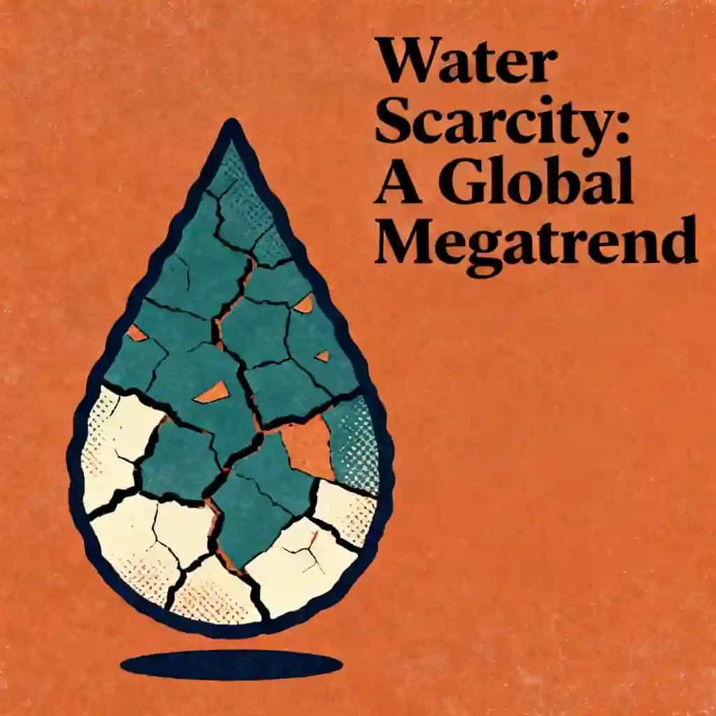Copertina del libro The Water Scarcity Megatrend