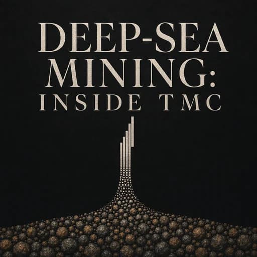 Deep Sea Mining: The Business of TMC and Polymetallic Nodules