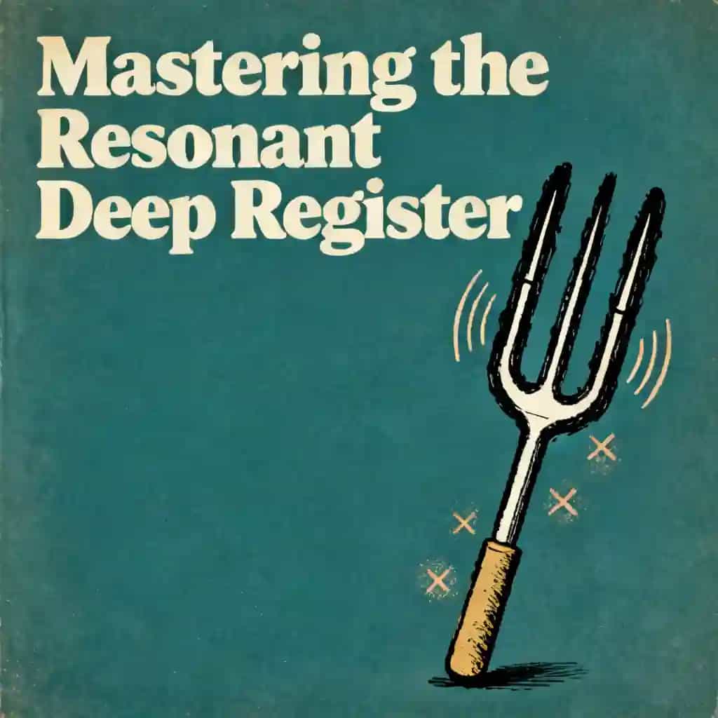 The Resonant Voice: A Masterclass in Deep Register 책 표지