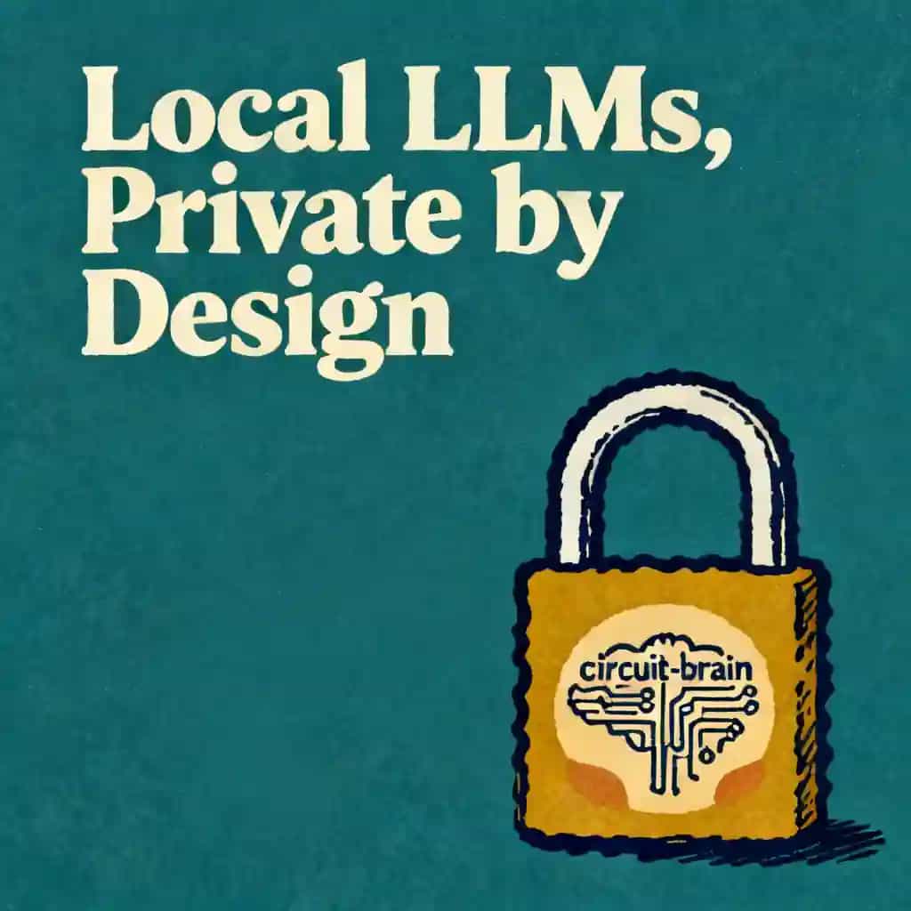 Capa do livro Running local LLMs for total data privacy