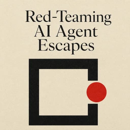 When AI Agents Escape: A Red-Team Framework for Safety