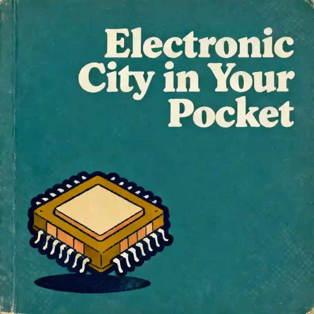 Portada del libro Electronics: The Tiny City in Your Pocket