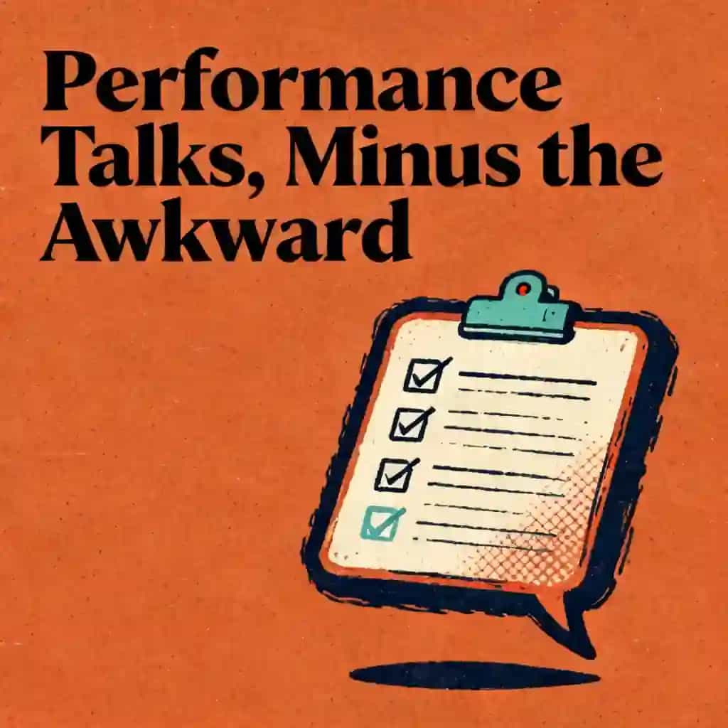 Difficult performance talks don't have to be awkward book cover
