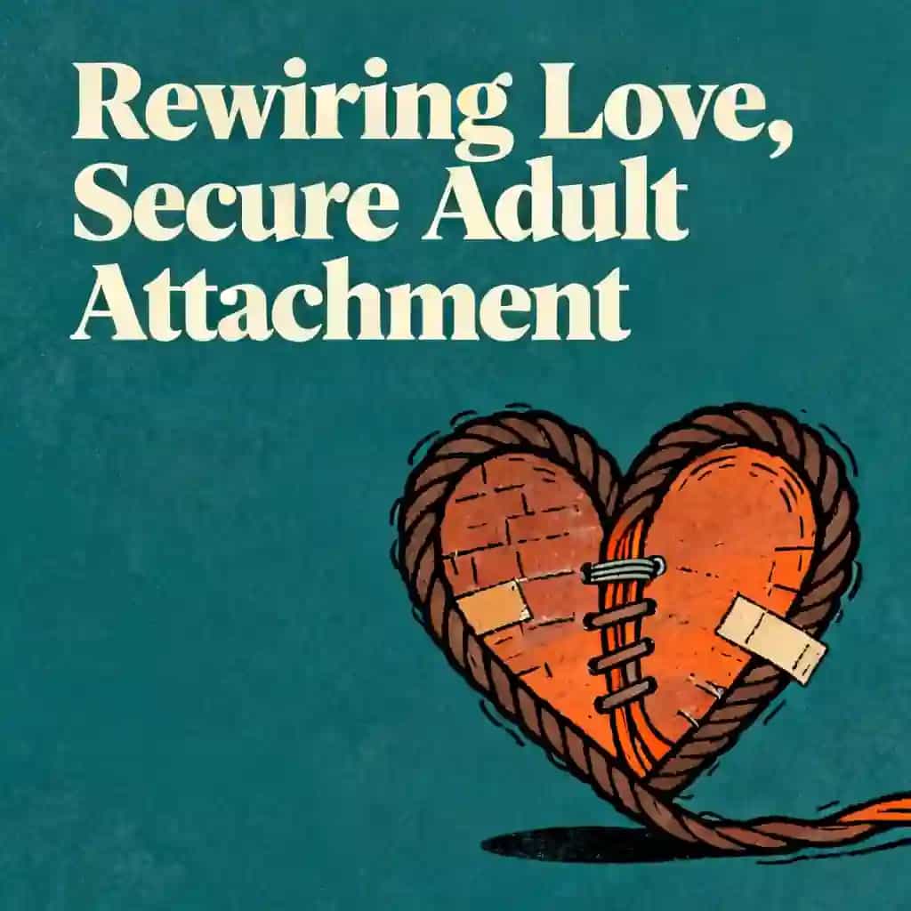 Couverture du livre Rewiring Love: Building Secure Attachment as an Adult