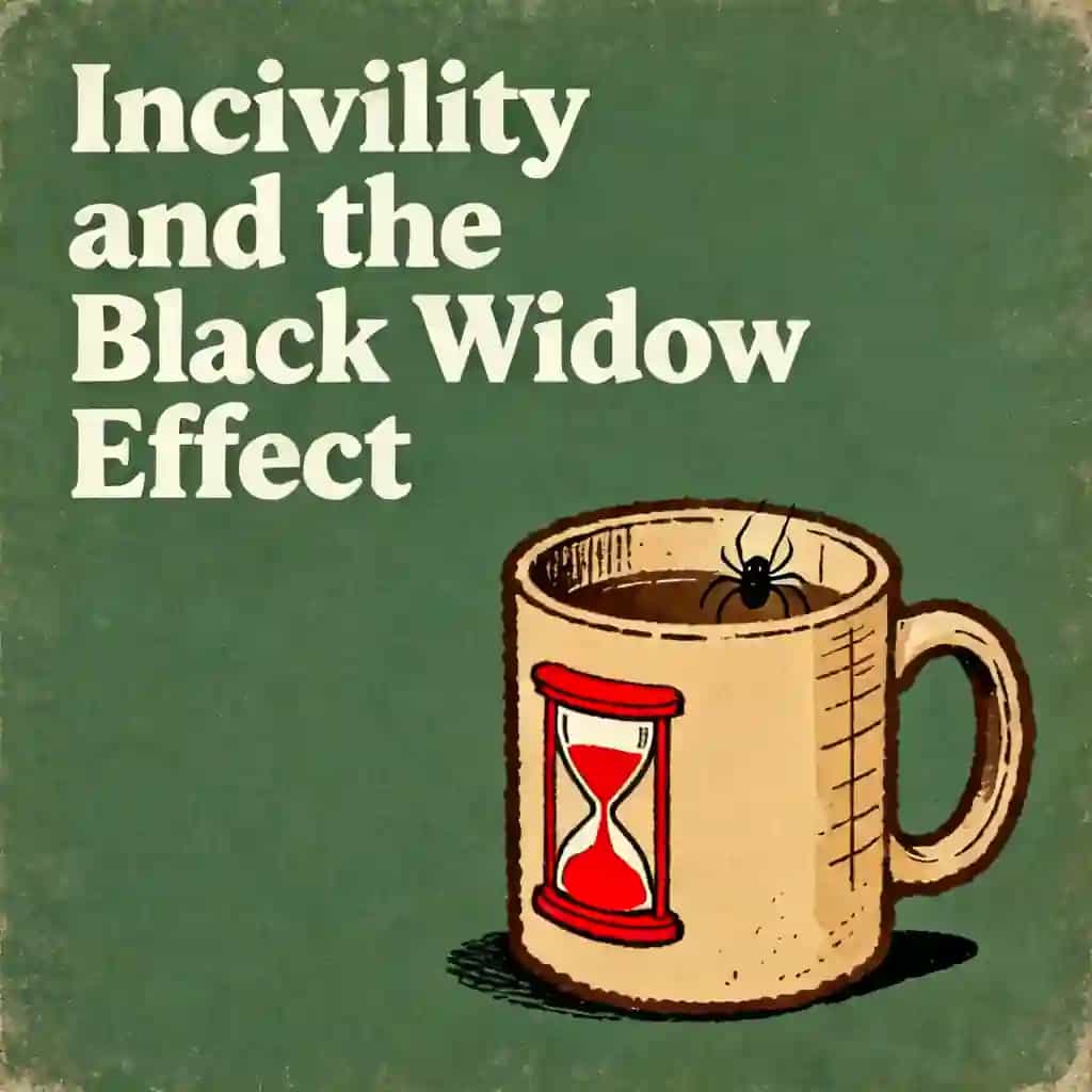 Copertina del libro Workplace incivility and the black widow dynamic