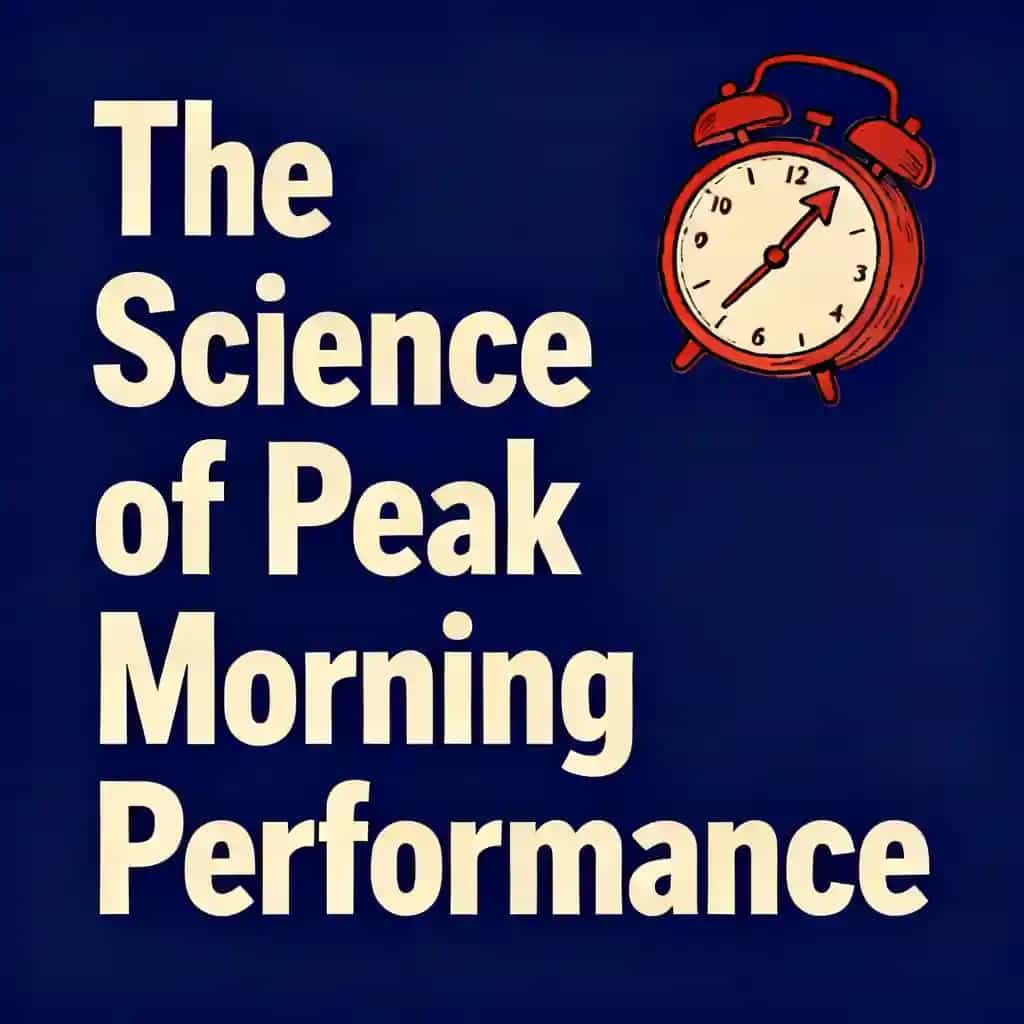 Capa do livro The Science of Peak Morning Performance
