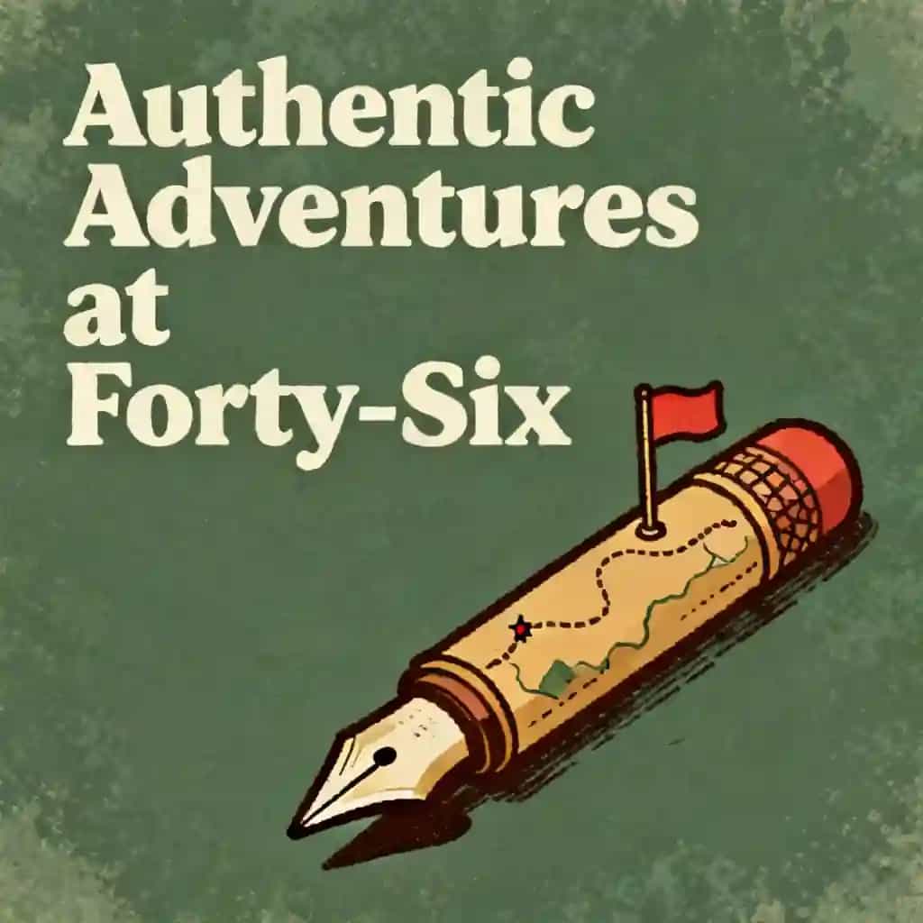 Buchcover von Rewriting Life at 46: Adventures and Authentic Living