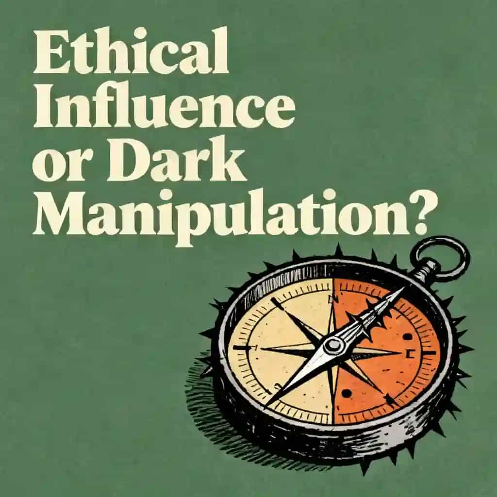 Ethical Influence vs. Dark Manipulation 책 표지
