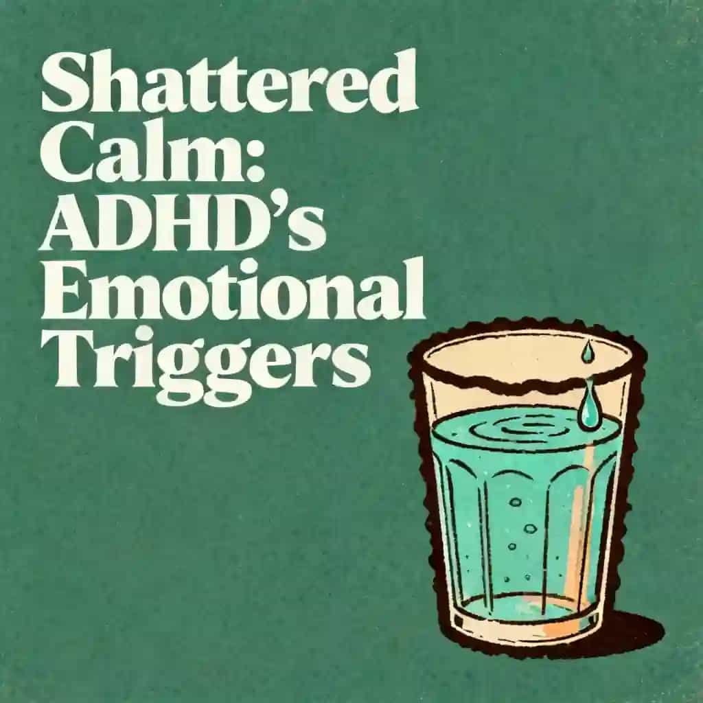Buchcover von Shattered Calm: ADHD's Emotional Tipping Points
