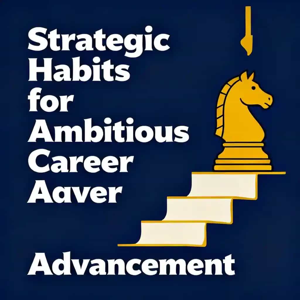 Buchcover von Strategic Habits for Ambitious Career Advancement