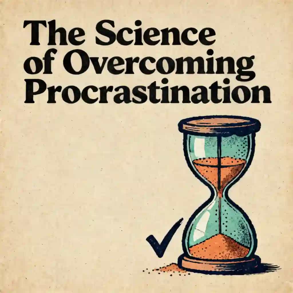 The Science of Beating Procrastination の書籍表紙