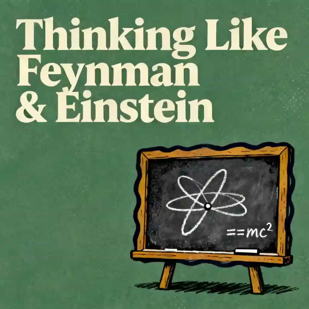 Buchcover von Thinking Like Feynman and Einstein
