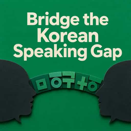 Couverture du livre Korean Speaking: Bridging the Input Gap