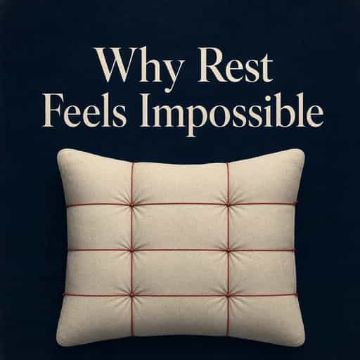 Capa do livro Why Rest Feels So Impossible
