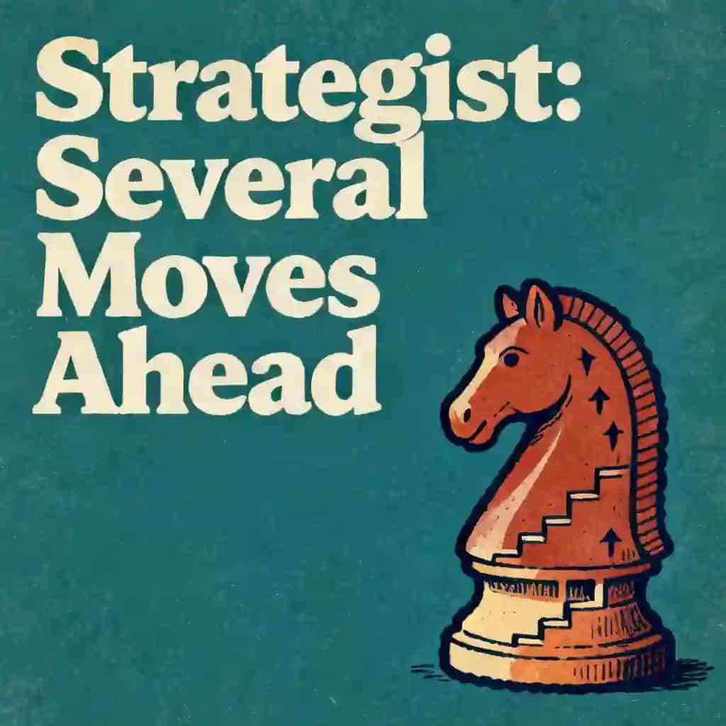 Capa do livro Think steps ahead with a strategist's mindset