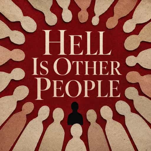 Обложка книги Sartre: hell is other people, and he meant it