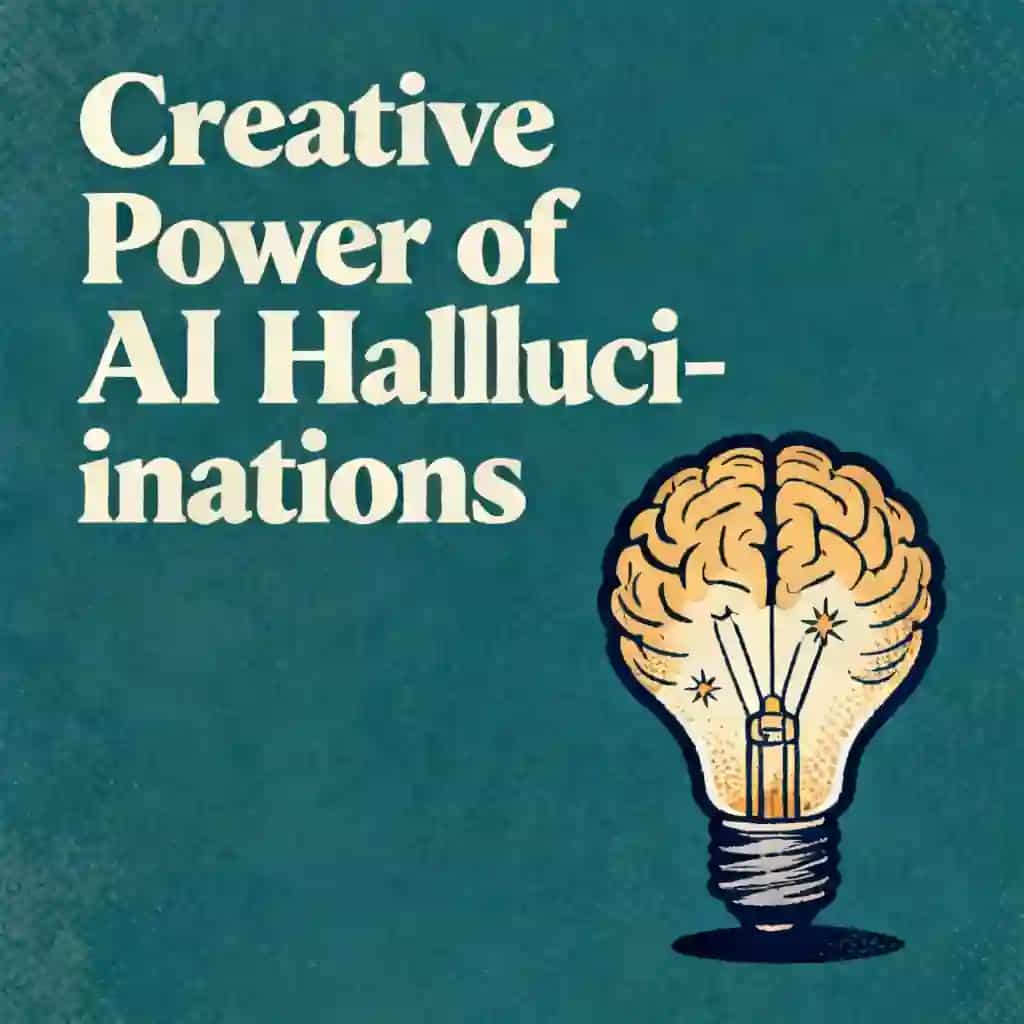 Buchcover von The Creative Power of AI Hallucinations
