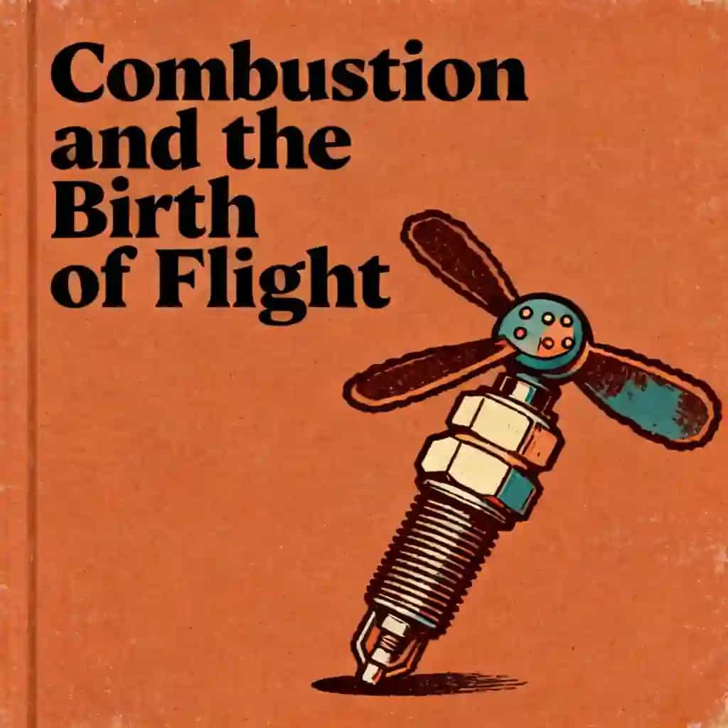 Internal combustion engines and the birth of flight book cover