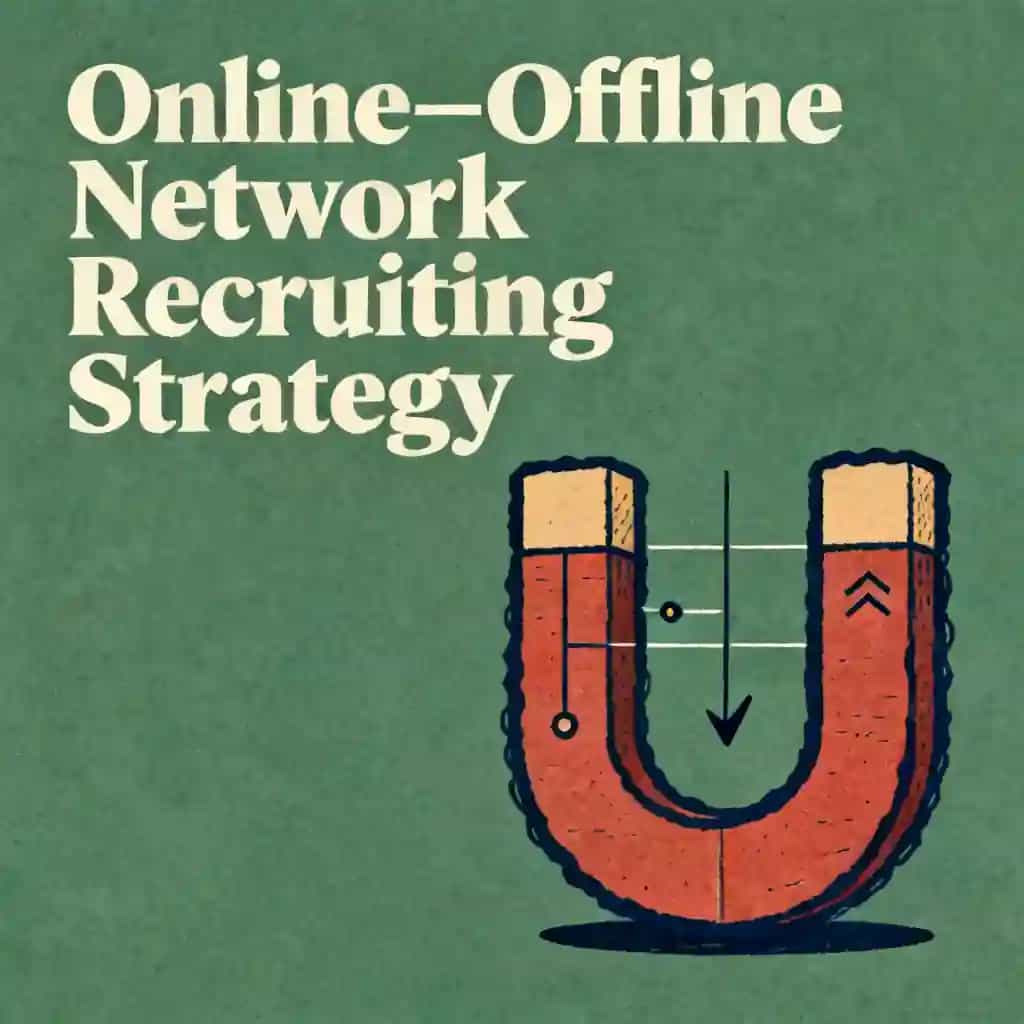 Strategie di Reclutamento Network Marketing Online-Offline book cover