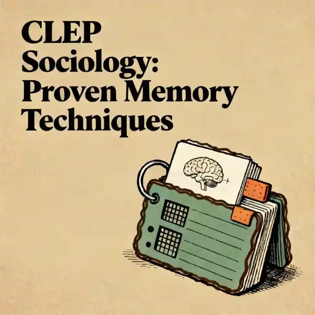 CLEP Sociology Mastery: Memory Techniques That Work の書籍表紙