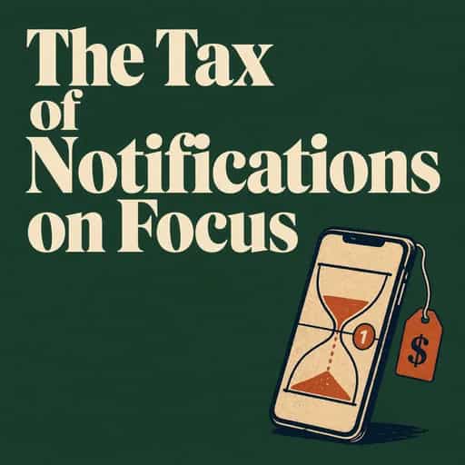 Capa do livro Digital Notifications and the Cost of Focus