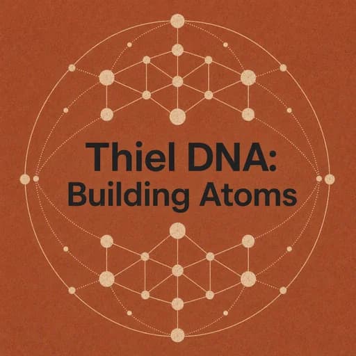 The Thiel DNA: Building in Atoms, Energy, and Defense